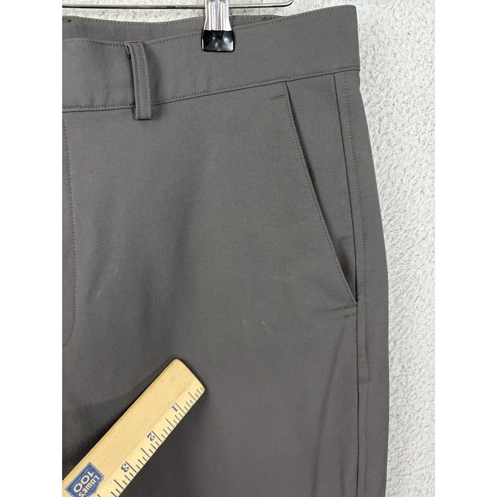 Under Armour Golf Pants Mens 36x31 Gray Storm Nylon Stretch Water Resistant Mens